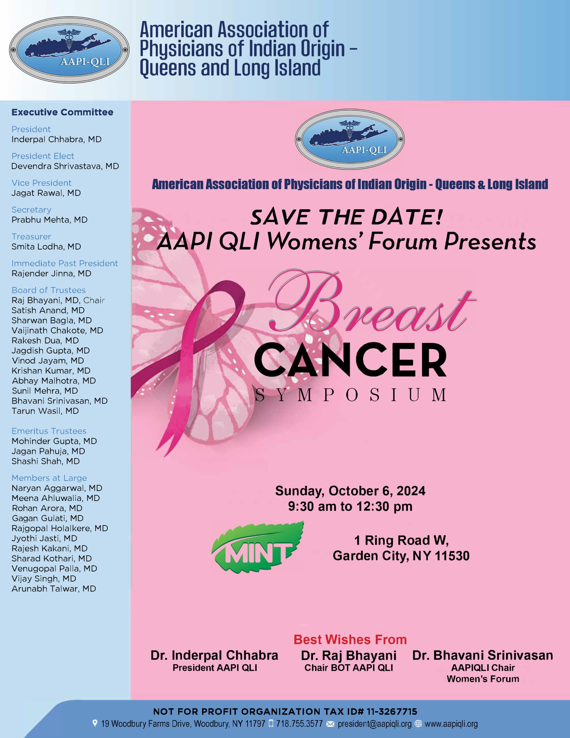AAPIQLI Women's Forum Event - Breast Cancer Symposium