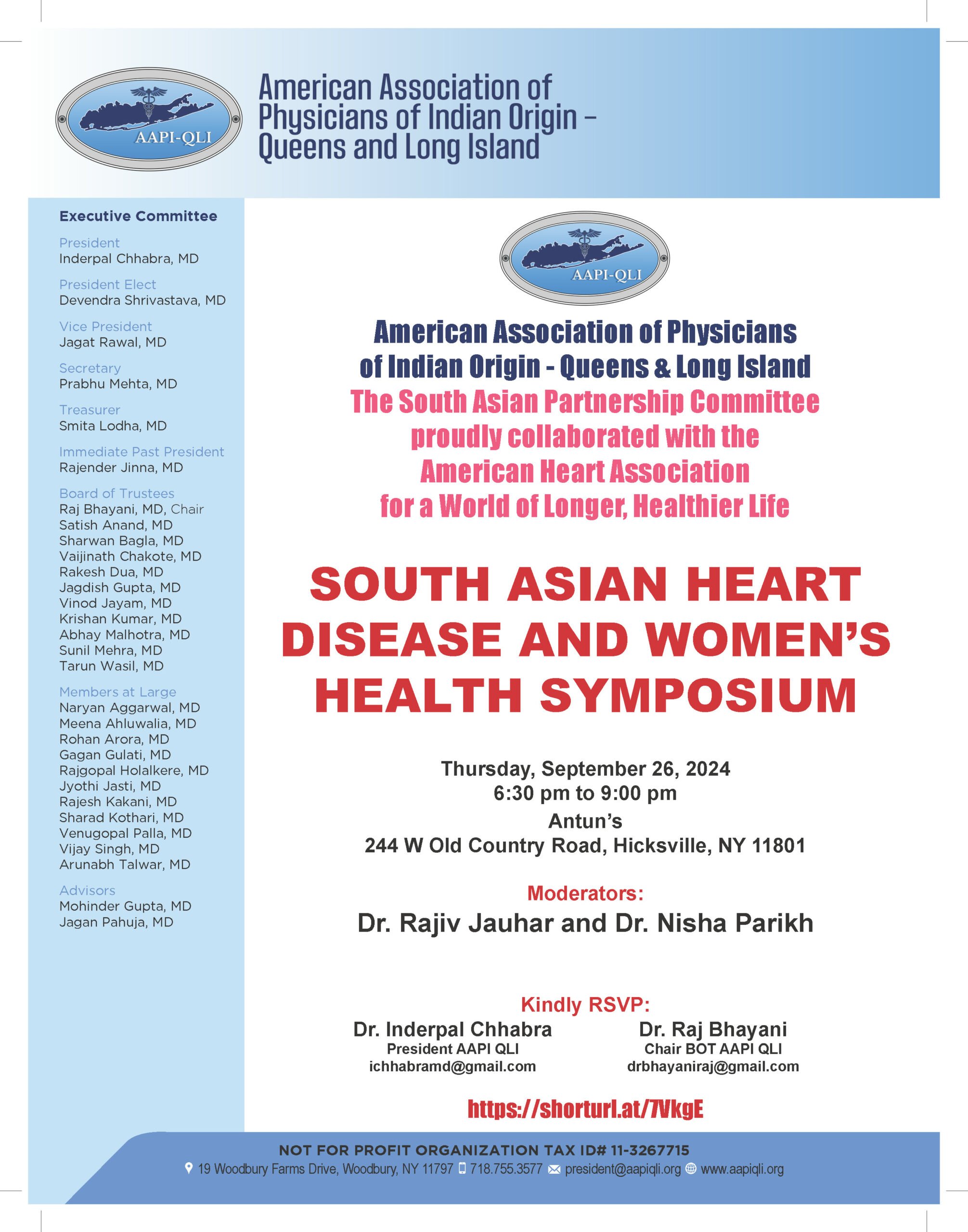 AAPIQLI Event - South Asian Heart Disease & Women's Health Symposium