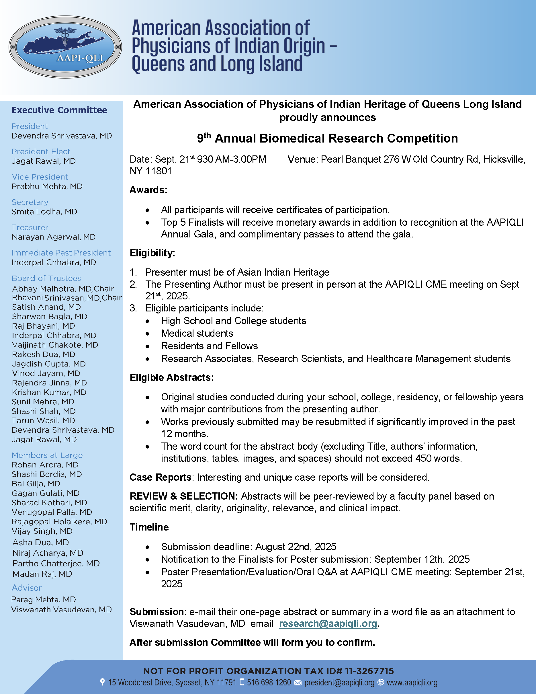 AAPI-QLI Research Competition